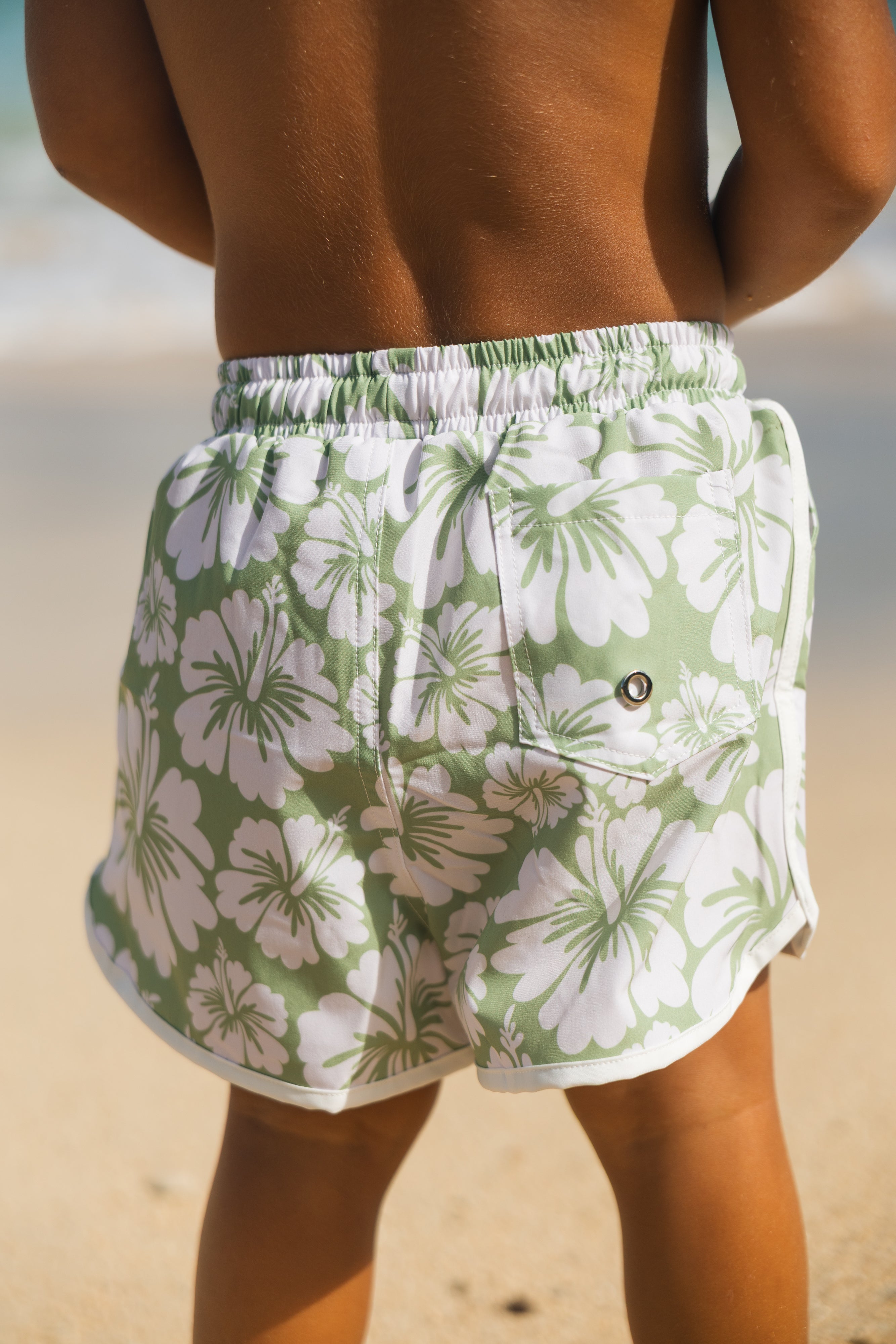 Kaiwi Boardies (Fern Hibiscus)