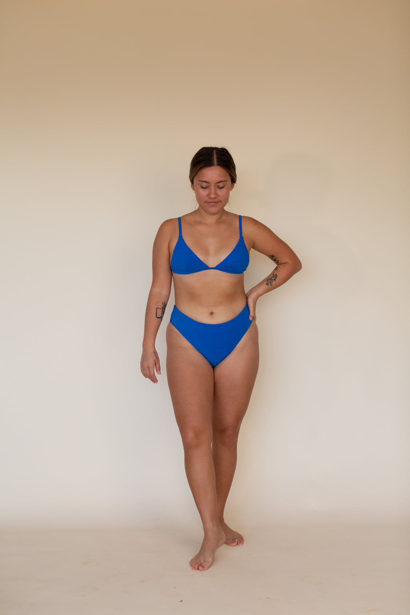 Moon Top (Lapis Terry Ribbed)