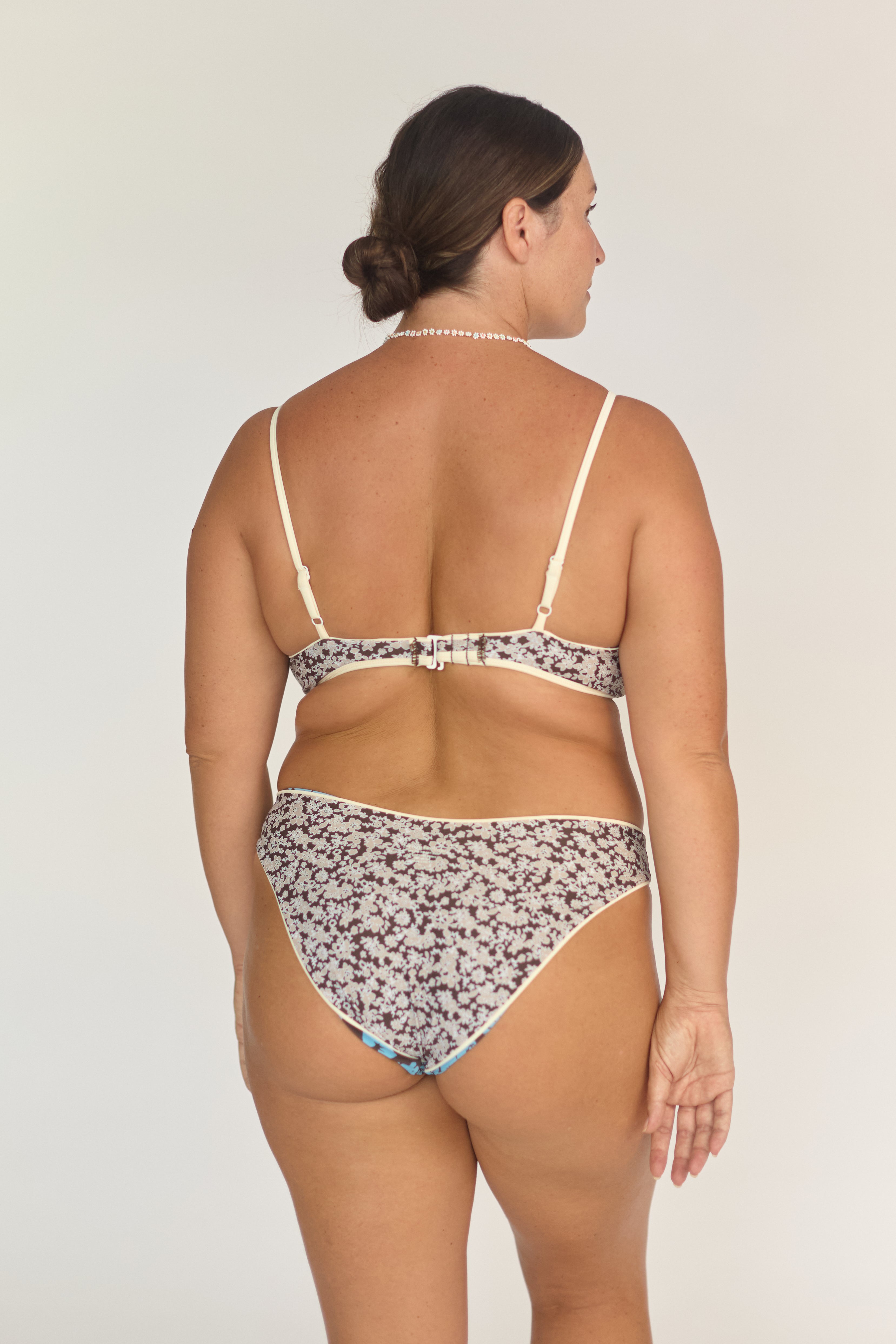 Rowie Top (Lagoon Hibiscus Reversible Bloom) see description