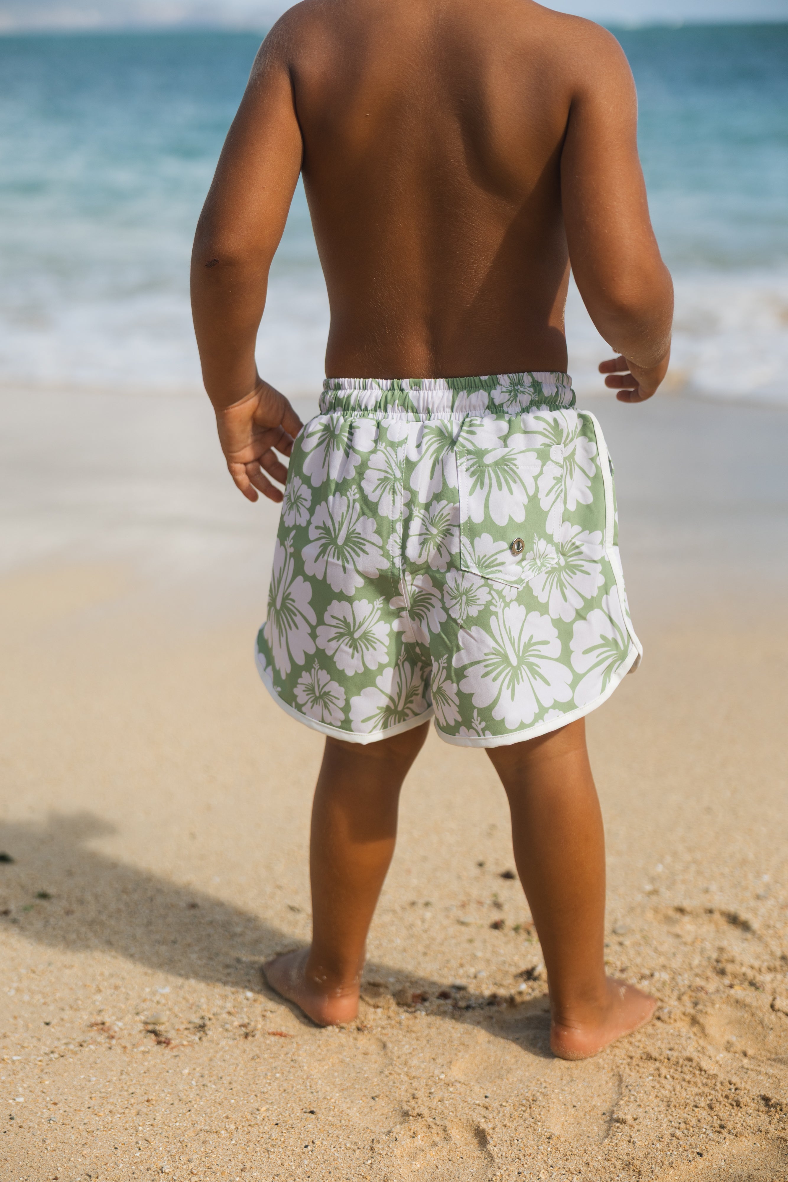 Kaiwi Boardies (Fern Hibiscus)