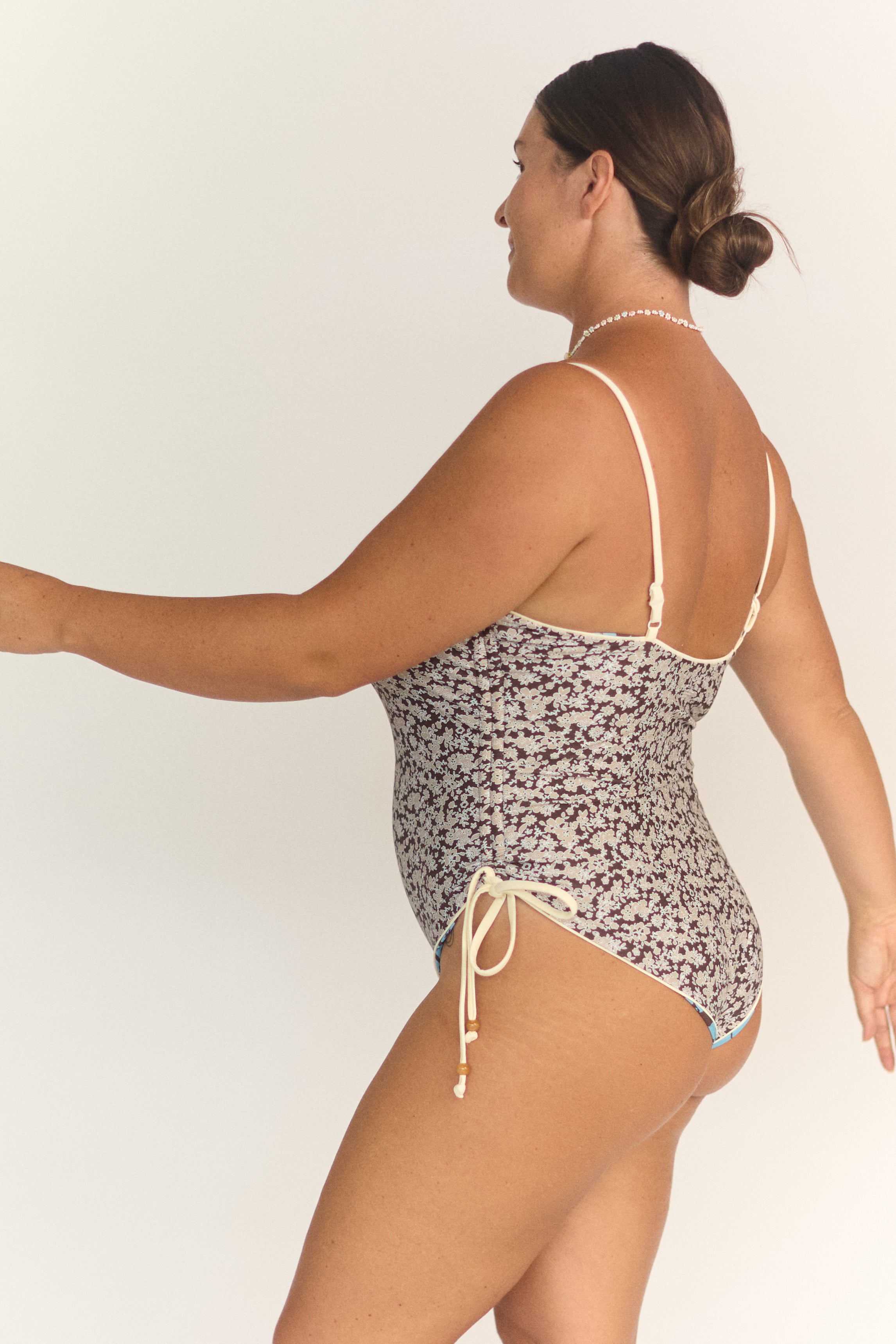 Nala One Piece (Lagoon Hibiscus Reversible Bloom)