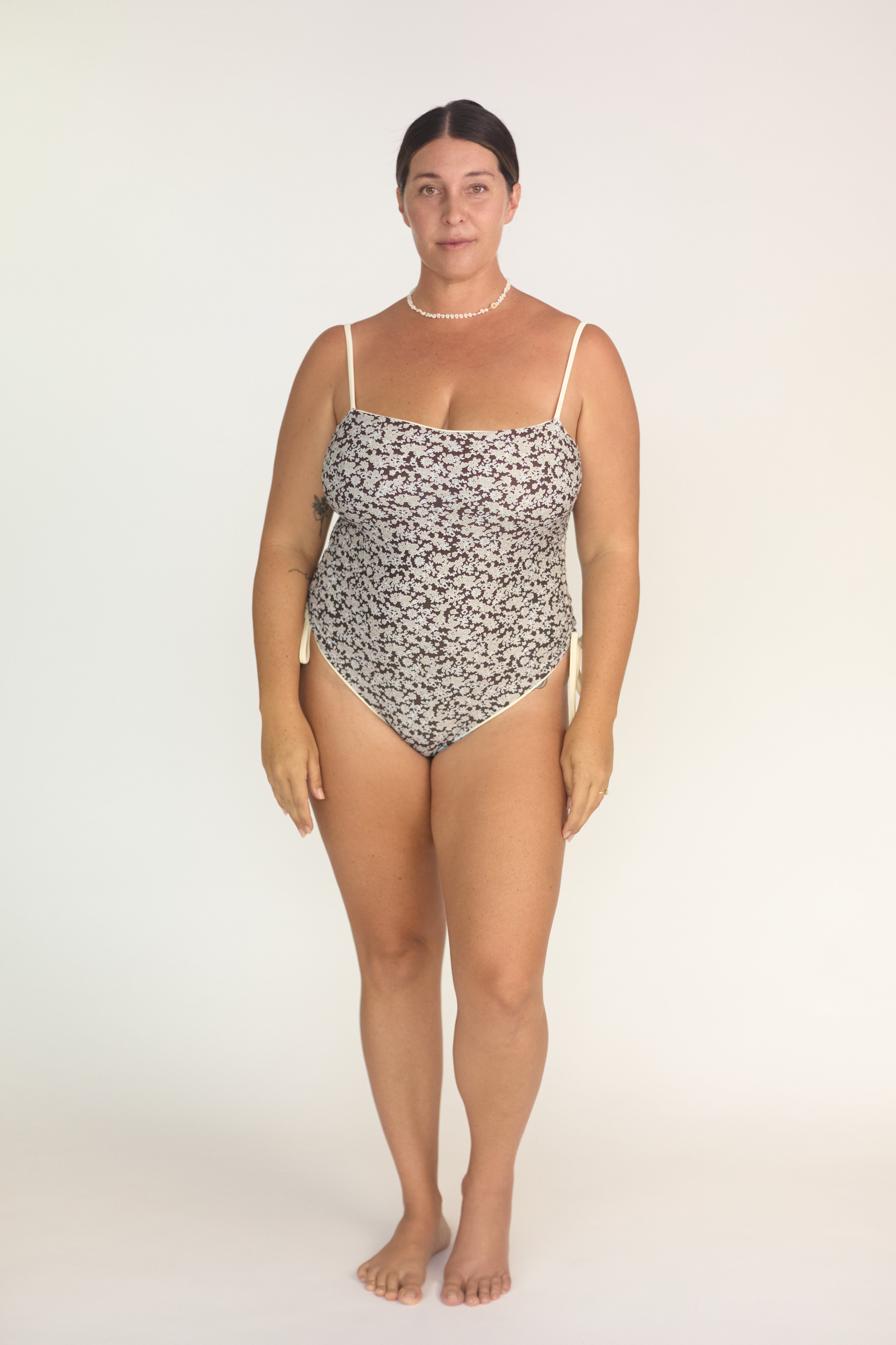 Nala One Piece (Lagoon Hibiscus Reversible Bloom)