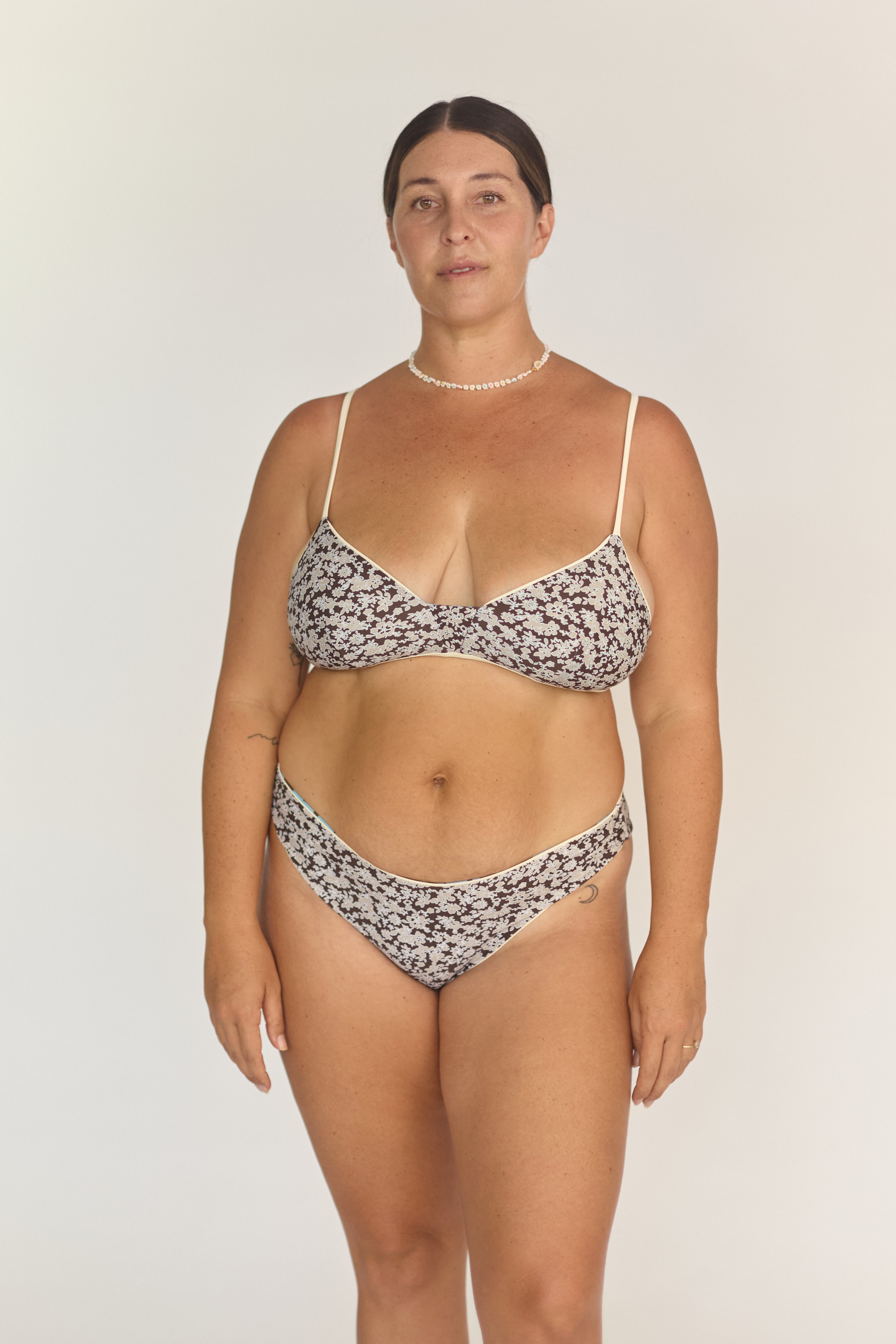 Rowie Top (Lagoon Hibiscus Reversible Bloom) see description