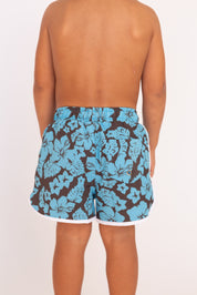 Kaiwi Boardies (Lagoon Hibiscus Reversible Bloom)