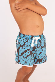 Kaiwi Boardies (Lagoon Hibiscus Reversible Bloom)