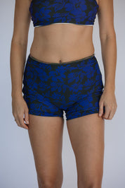 Coco Shorties (Blue Hour Reversible Olive Bloom)