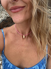 Olive Choker Necklace 01