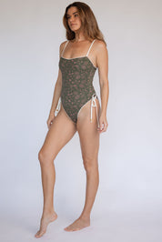 Nala One Piece (Blue Hour Reversible Olive Bloom)