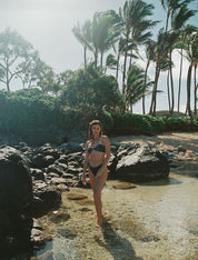 Sage Top (Blue Hour Reversible Olive Bloom)